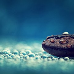 Coffee and water
