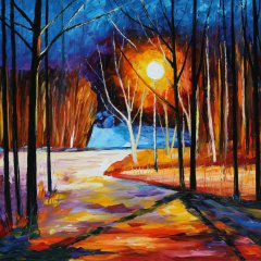 PINK SNOW - LEONID AFREMOV