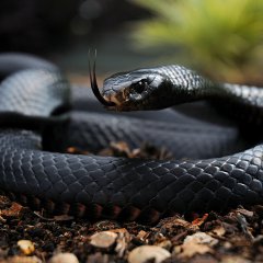 red belly black snake