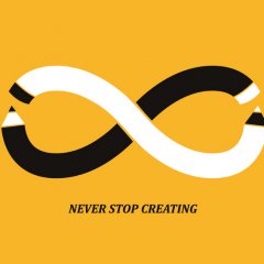 Never stop creating (the infinity pencil)