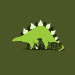 Crude oil comes from dinosaurs