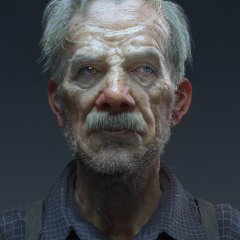 an elderly curmudgeon