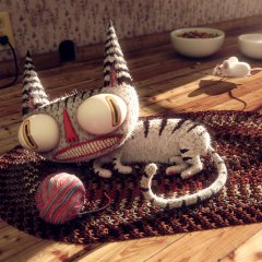 Cat with Mouse