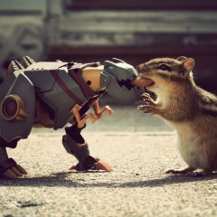 ‘<strong>Grimlock vs. Munkzilla</strong>’ by <a href=