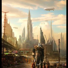 Steam Punk Oriental City