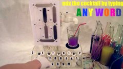 Typewriter Machine Mixes Cocktails