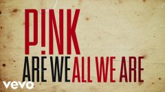 P!nk - Are We All We Are