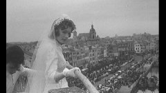 Tight Rope Wedding in 1950s