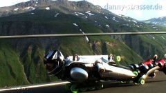 Rollerman Is Covered In Wheels, Speeds Down Mountain On His Stomach