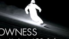 Snowboarding At Night Covered In LEDs