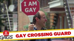 Gay Crossing Guard Prank