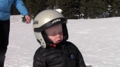 Bode sleeping while skiing