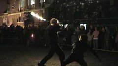 Flaming Sword Duel