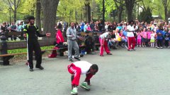 Amazing Gymnastics Flipping At Park