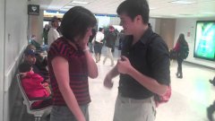 Our first meeting after 5 years long distance