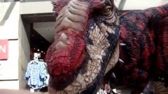 Realistic velociraptor in Melbourne