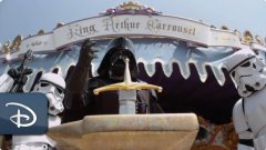 Darth Vader visits Disneyland
