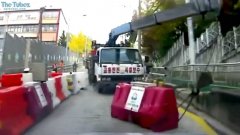 Korean driver keeps his wits