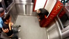 Extremely scary corpse elevator prank