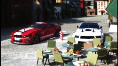 The cliche action chase in miniature