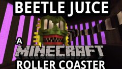 A Minecraft roller coaster