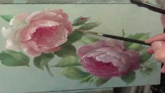 How to paint a rose