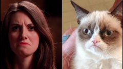 Alison Brie imitates popular Internet memes