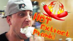 Girlfriend pranks boyfriend adding super hot sauce to his burrito