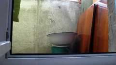 Cat Slowly Picks Up Head, Looks Through Window