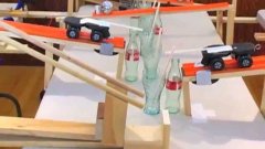 Coca Cola ice cube trick shots