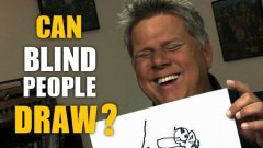 Can blind people draw?