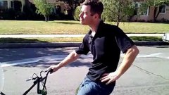 Bubble wrap popping bike