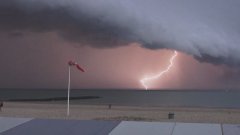 Incredible dark storm clouds in Belguim