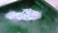 Making solid nitrogen