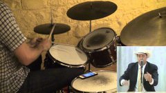 Dan Weiss's drum interpretation of auctioneer Ty Thompson