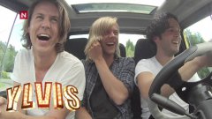Train horn on tiny car prank