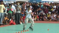 Inline Freestyle Roller Skating