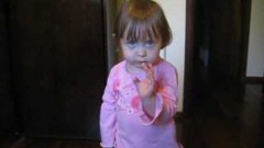 Cute Little Portuguese Angry Baby Girl
