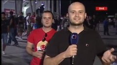 Poor TV reporter