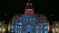 Town hall light show