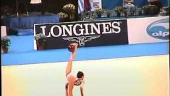 Girl Does Amazing Ball Acrobats