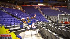 World Record Basketball Shot by Harlem Globetrotter