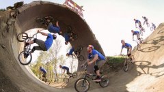 Full BMX Loop The Loop Made Of Dirt