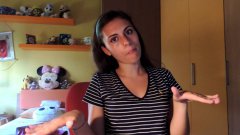 Italian Girl Demonstrates Italian Hand Gestures