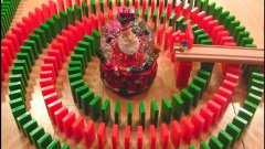 Merry Christmas In Dominoes