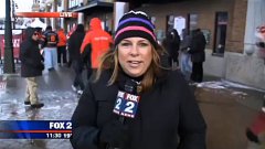 Detroit Red Wings Fan Videobomb Fail