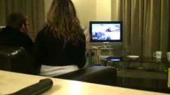 Crazy girl smashes Xbox