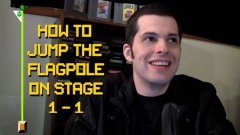 How To Jump The Flag Pole In Super Mario Bros Level One
