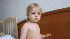 Baby Gives Metal Rock On Hand Symbol