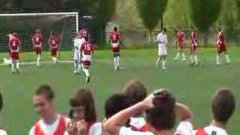 Soccer Kick Is Surprisingly Blocked